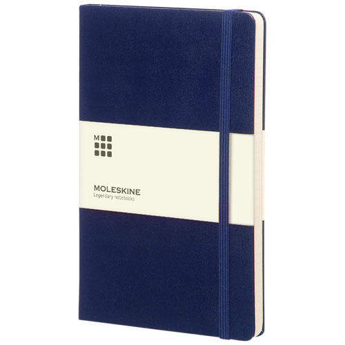 Moleskine Classic L Hard Cover Notebook - Ruled - Prussian Blue