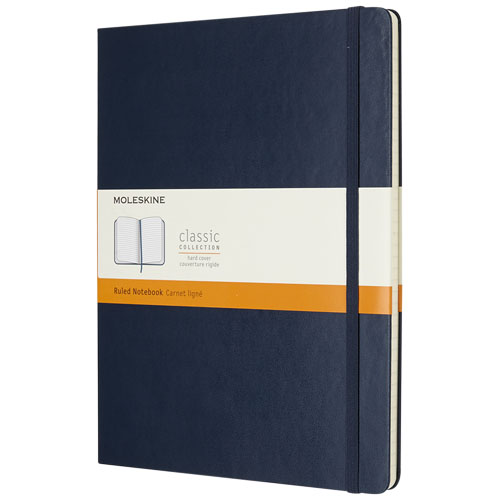 Moleskine Classic Xl Hard Cover Notebook - Ruled - Sapphire Blue