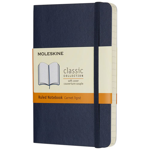 Moleskine Classic Pk Soft Cover Notebook - Ruled - Sapphire Blue