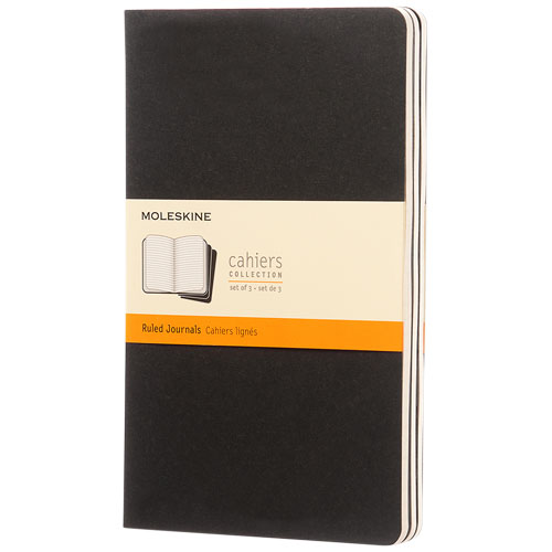 Moleskine Cahier Journal L - Ruled - Black