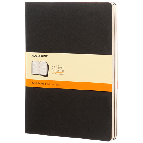 Moleskine Cahier Journal Xl - Ruled - Black
