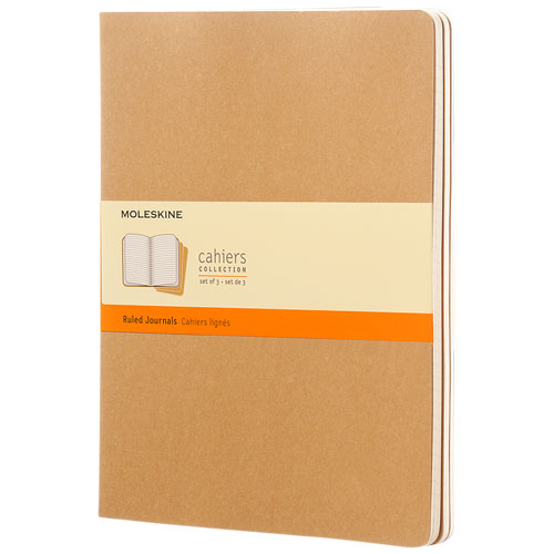 Moleskine Cahier Journal Xl - Ruled - Kraft Brown
