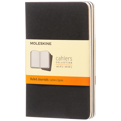 Moleskine Cahier Journal Pk - Ruled - Black