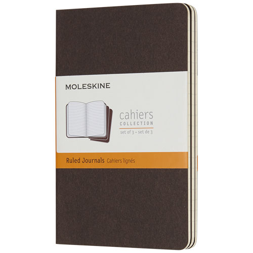 Moleskine Cahier Journal Pk - Ruled - Coffee Brown