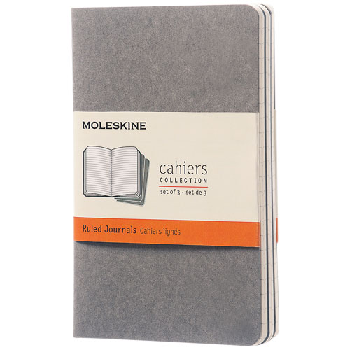 Moleskine Cahier Journal Pk - Ruled - Pebble Grey