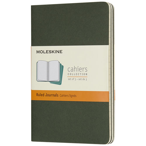 Moleskine Cahier Journal Pk - Ruled - Myrtle Green