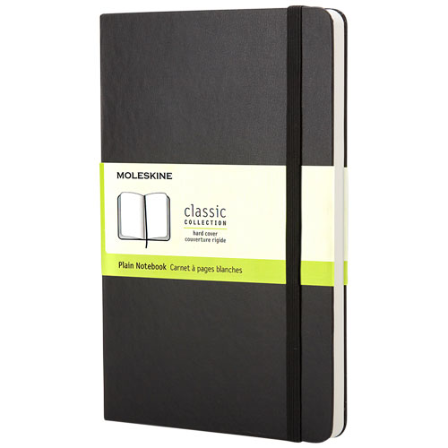 Moleskine Classic Pk Hard Cover Notebook - Plain - Black