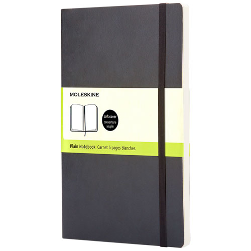 Moleskine Classic Pk Soft Cover Notebook - Plain - Black