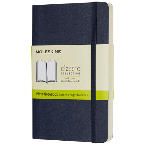 Moleskine Classic Pk Soft Cover Notebook - Plain - Sapphire Blue