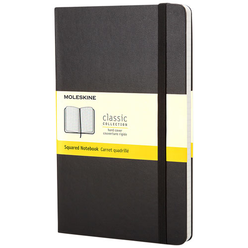 Moleskine Classic Pk Hard Cover Notebook - Squared - Black