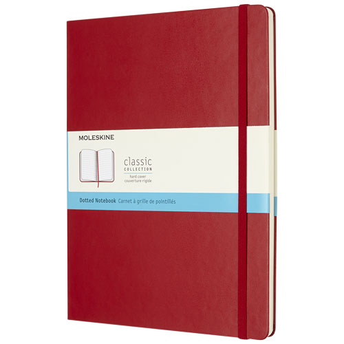 Moleskine Classic Xl Hard Cover Notebook - Dotted - Scarlet Red