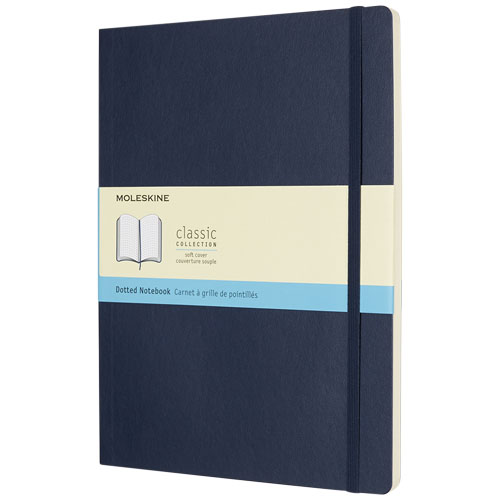 Moleskine Classic Xl Soft Cover Notebook - Dotted - Sapphire Blue