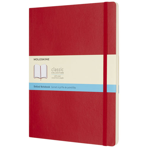 Moleskine Classic Xl Soft Cover Notebook - Dotted - Scarlet Red
