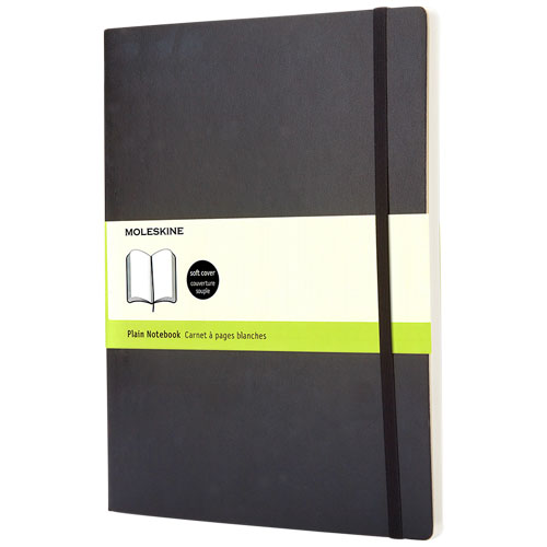 Moleskine Classic Xl Soft Cover Notebook - Plain - Black
