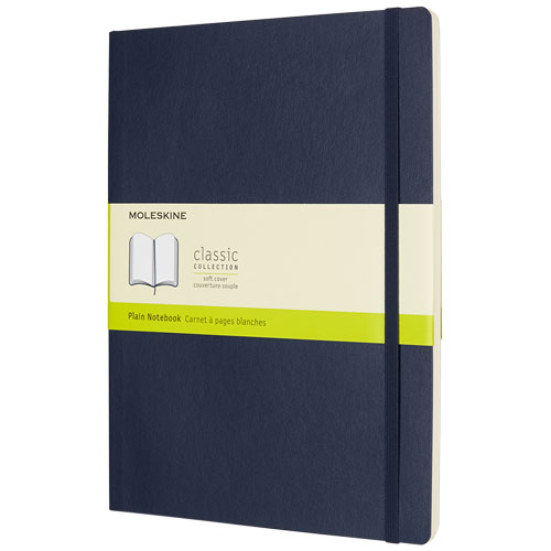 Moleskine Classic Xl Soft Cover Notebook - Plain - Sapphire Blue