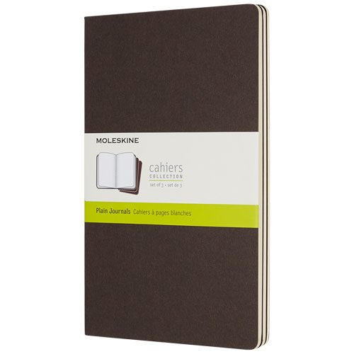 Moleskine Cahier Journal L - Plain - Coffee Brown