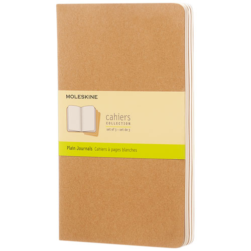Moleskine Cahier Journal L - Plain - Kraft Brown