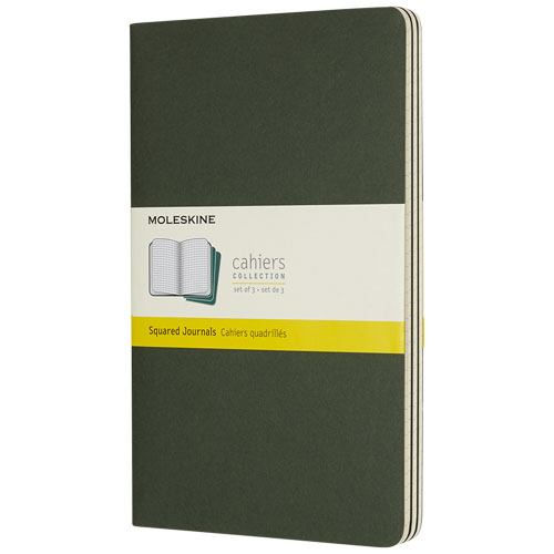Moleskine Cahier Journal L - Squared - Myrtle Green