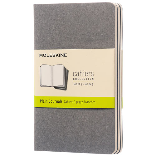 Moleskine Cahier Journal Pk - Plain - Pebble Grey