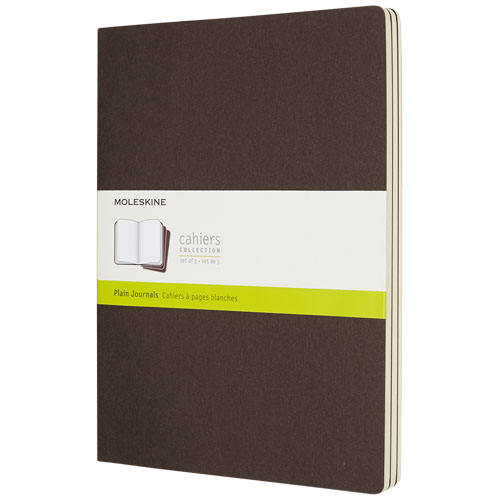 Moleskine Cahier Journal Xl - Plain - Coffee Brown