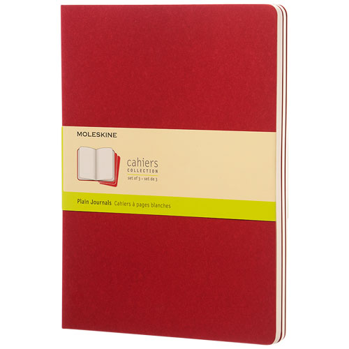 Moleskine Cahier Journal Xl - Plain - Cranberry Red