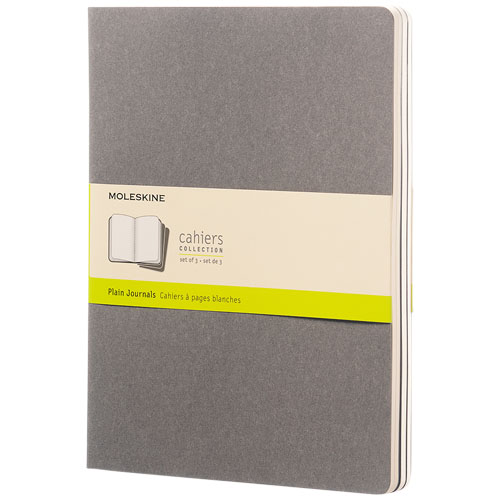 Moleskine Cahier Journal Xl - Plain - Pebble Grey
