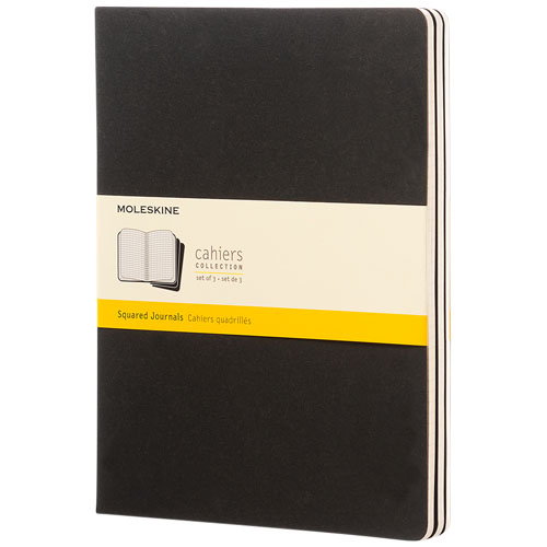Moleskine Cahier Journal Xl - Squared - Black