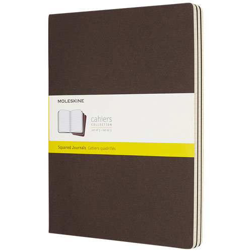 Moleskine Cahier Journal Xl - Squared - Coffee Brown
