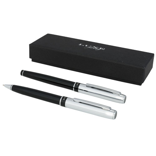 Tuba Duo Pen Gift Set - Black, Silver