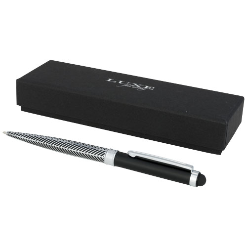 Empire Stylus Ballpoint Pen - Silver, Black