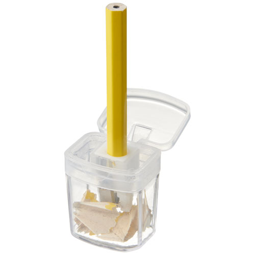 Sharpi Sharpener With Container - White
