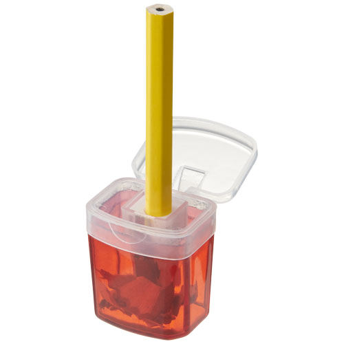Sharpi Sharpener With Container - Red