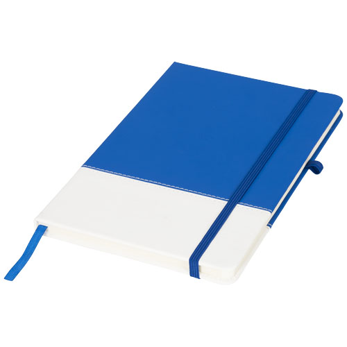Two-Tone A5 Colour Block Notebook - Blue