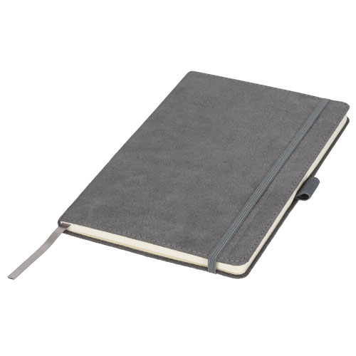 Carbony A5 Suede Notebook - Grey