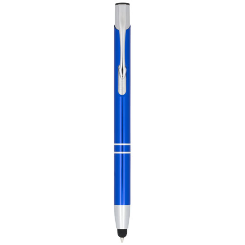 Moneta Anodized Aluminium Click Stylus Ballpoint Pen - Royal Blue