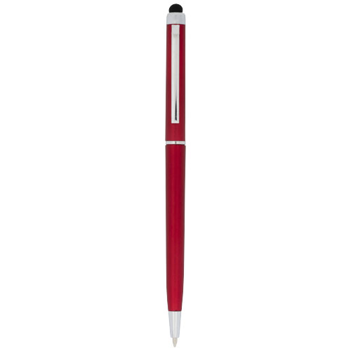 Valeria Abs Ballpoint Pen With Stylus - Red