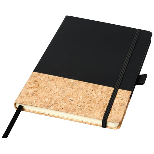 Evora A5 Cork Thermo Pu Notebook - Black