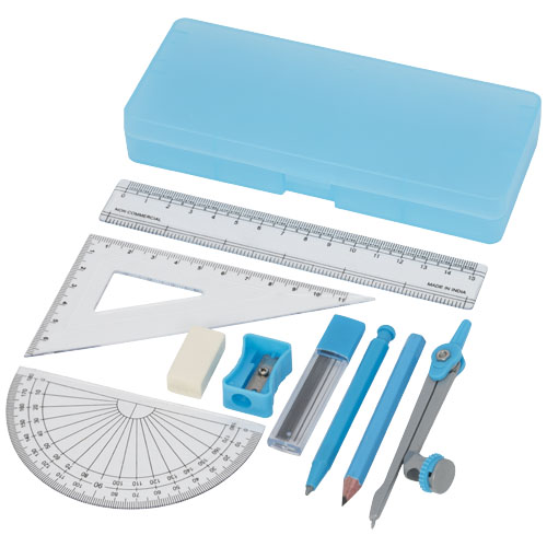 Julia 9-Piece School Geometry Set - Blue