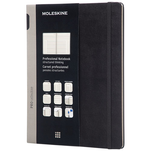 Moleskine Moleskine Pro Notebook Xl Hard Cover - Black