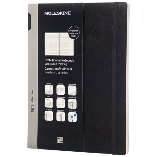 Moleskine Moleskine Pro Notebook Xl Soft Cover - Black