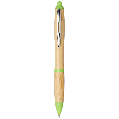 Nash Bamboo Ballpoint Pen - Natural, Green
