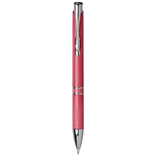 Moneta Abs With Wheat Straw Click Ballpoint Pen - Magenta