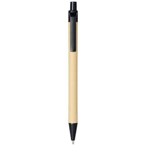 Berk Recycled Carton And Corn Plastic Ballpoint Pen - Black