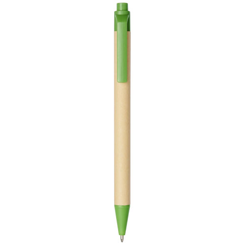 Berk Recycled Carton And Corn Plastic Ballpoint Pen - Green