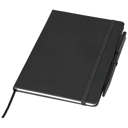 Prime Medium Size Notebook With Pen - Black