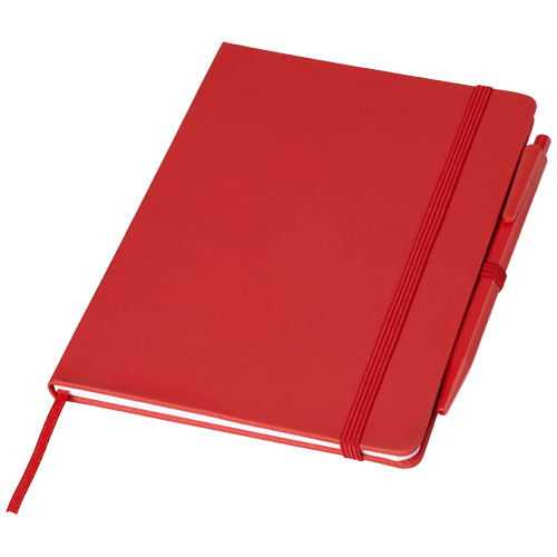 Prime Medium Size Notebook With Pen - Red