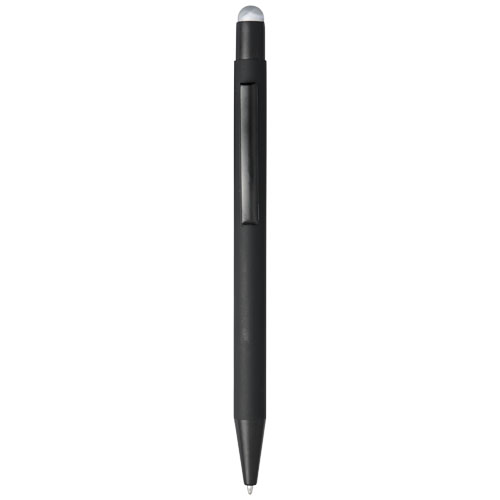 Dax Rubber Stylus Ballpoint Pen - Black, Silver