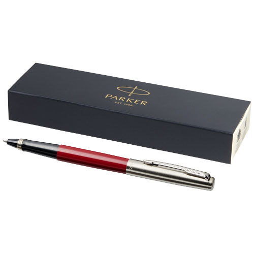Parker Jotter Plastic With Stainless Steel Rollerbal Pen - Red