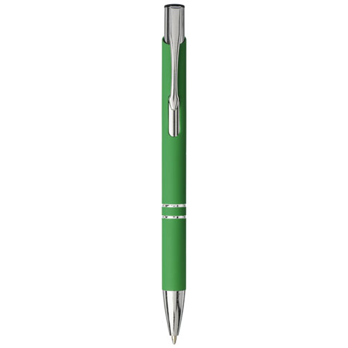 Moneta Soft Touch Click Ballpoint Pen - Green