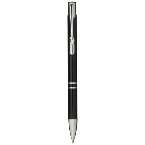 Moneta Aluminium Click Ballpoint Pen - Black